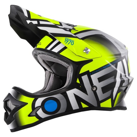 casco O'Neal 3SRS Casco Radium giallo fluo M