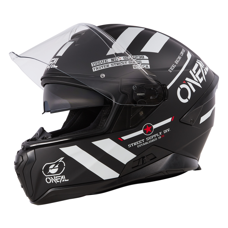 casco O'NEAL CHALLENGER HELMET WARHAWK BLACK/WHITE/RED