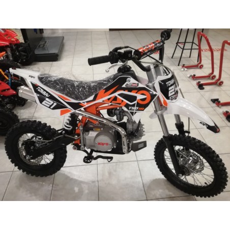 PIT BIKE KAYO 110cc TSD110 a marce semiautomatica - assemblata con ritiro in negozio!