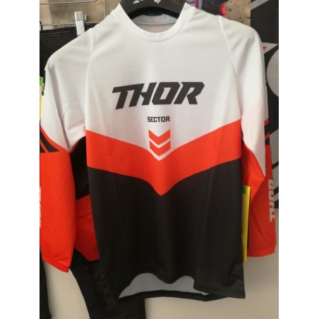 MAGLIA THOR BIANCA ARANCIO JUNIOR L