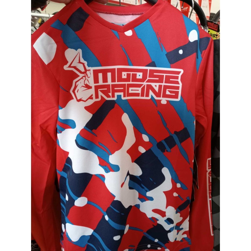 MAGLIA MOOSE RACING ROSSA  JUNIOR